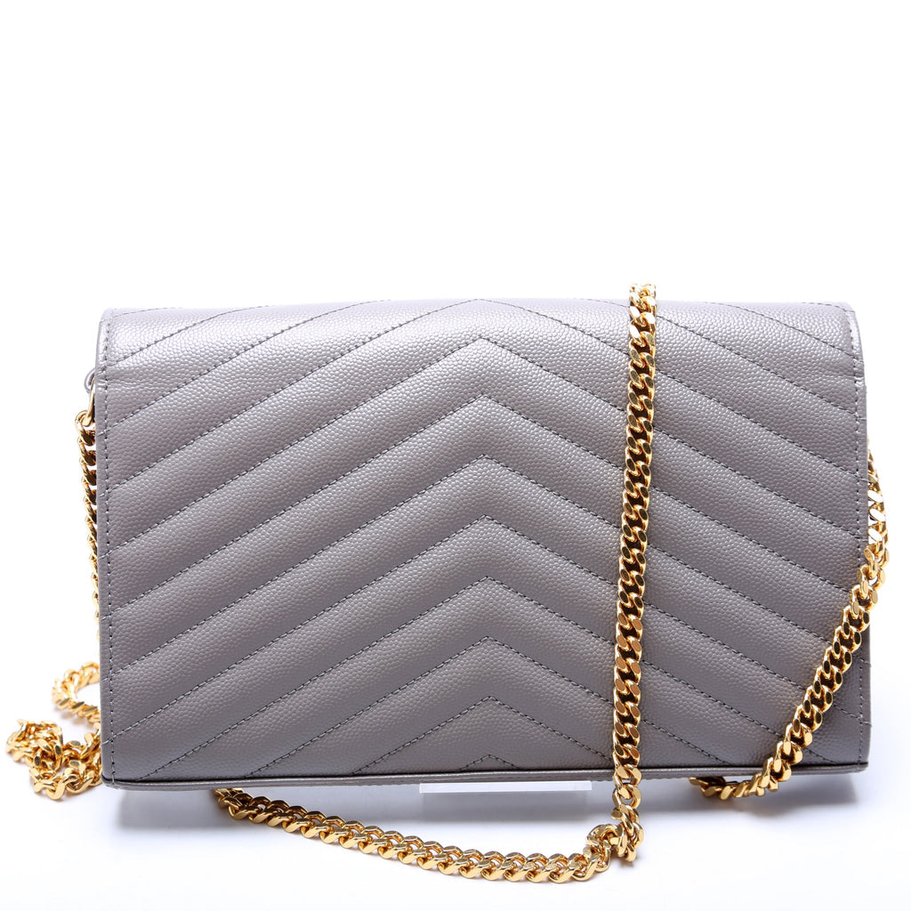 Grain De Chain Wallet Grey