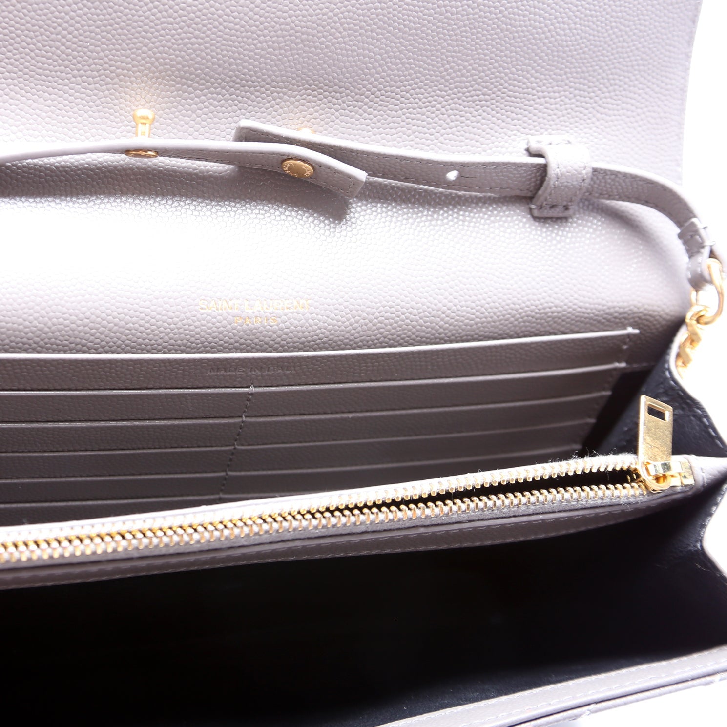 Grain De Chain Wallet Grey