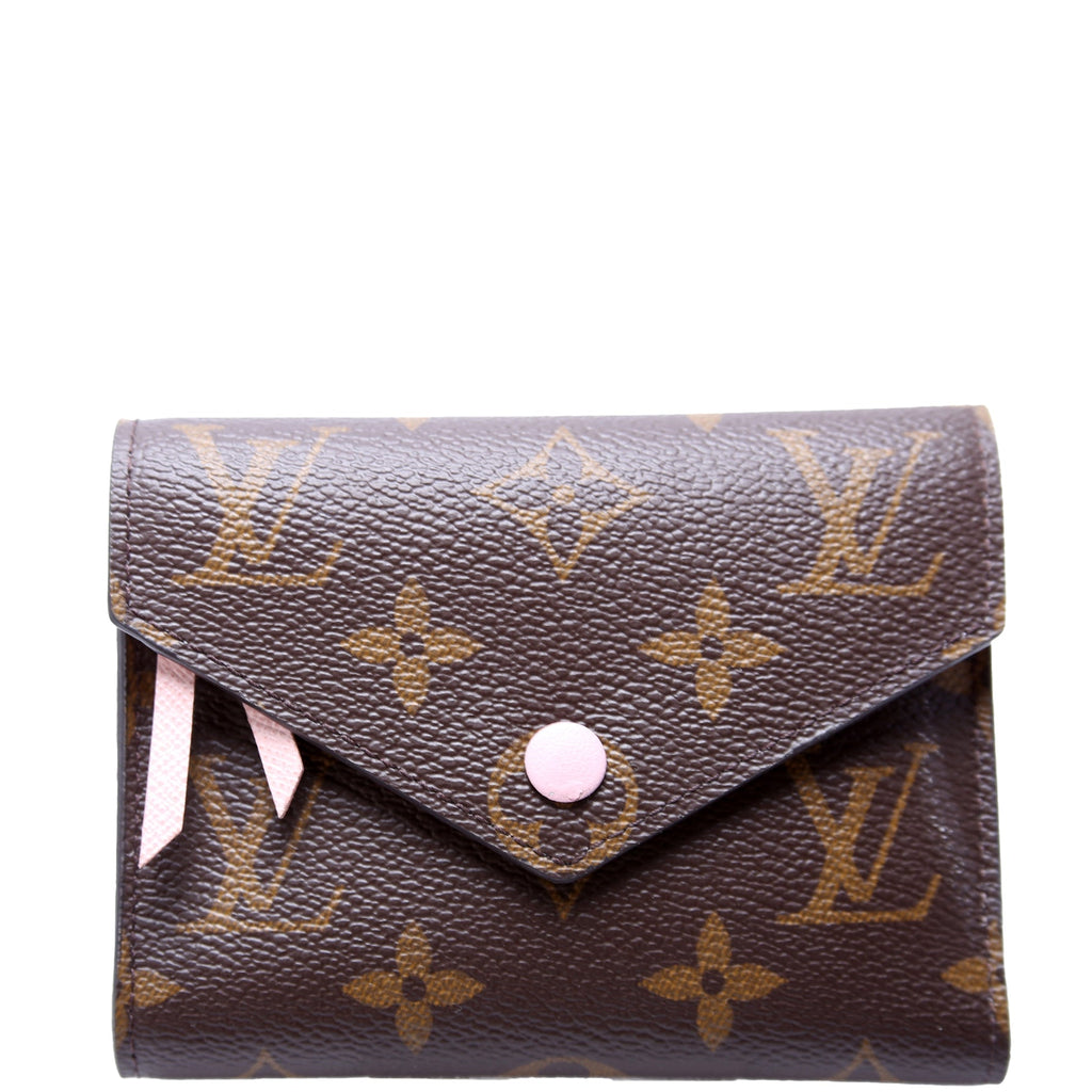Victorine Wallet Monogram Pink