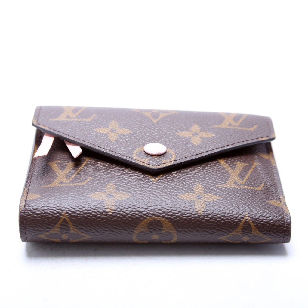 Victorine Wallet Monogram Pink