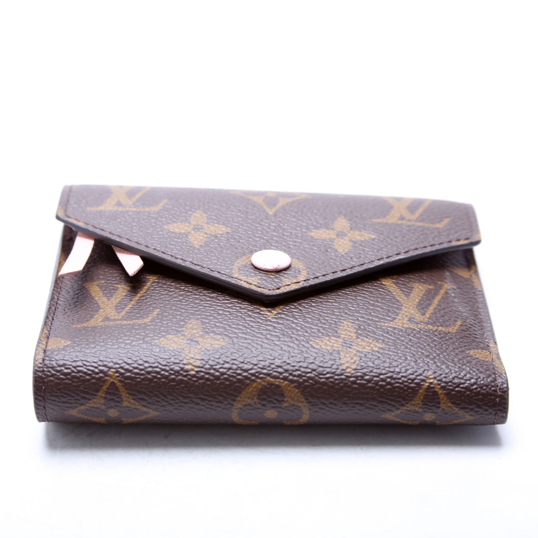 Victorine Wallet Monogram Pink