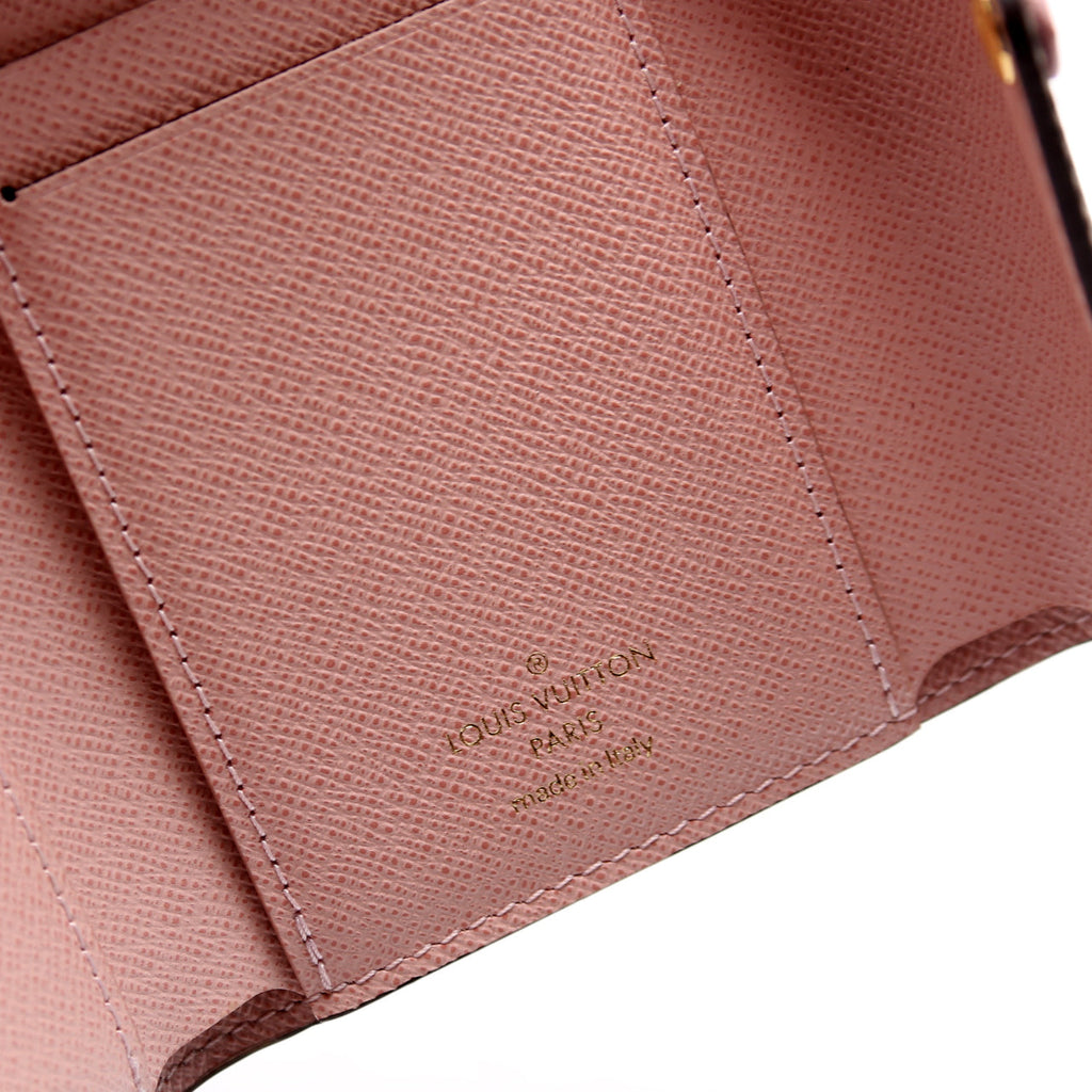 Victorine Wallet Monogram Pink