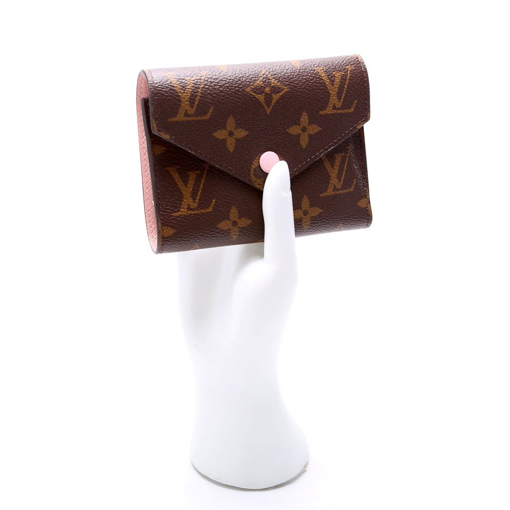 Victorine Wallet Monogram Pink