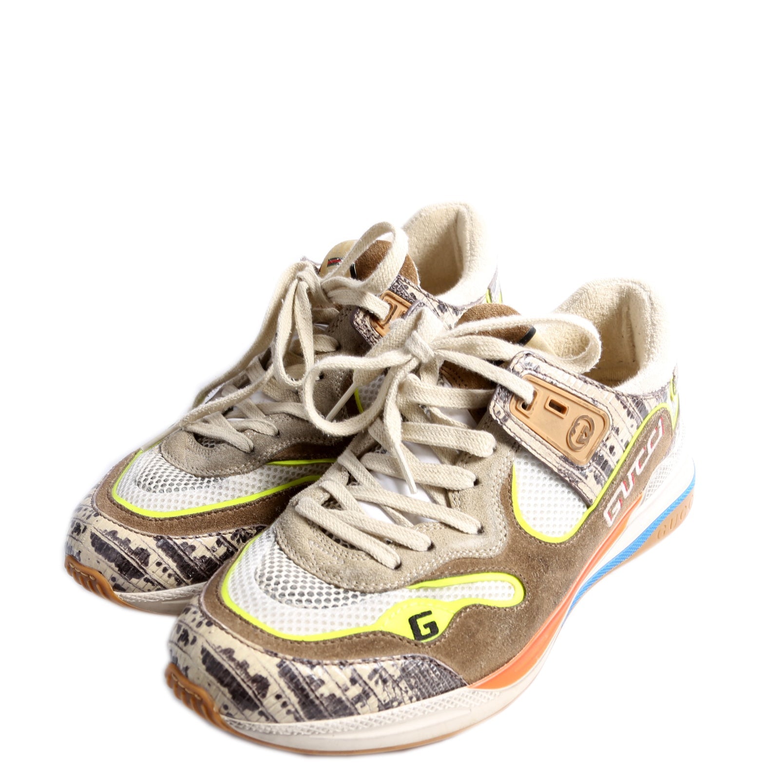 Gucci Screener Distressed Sneakers Size 40