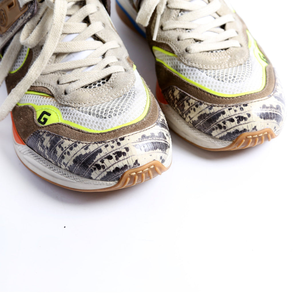 Gucci Screener Distressed Sneakers Size 40