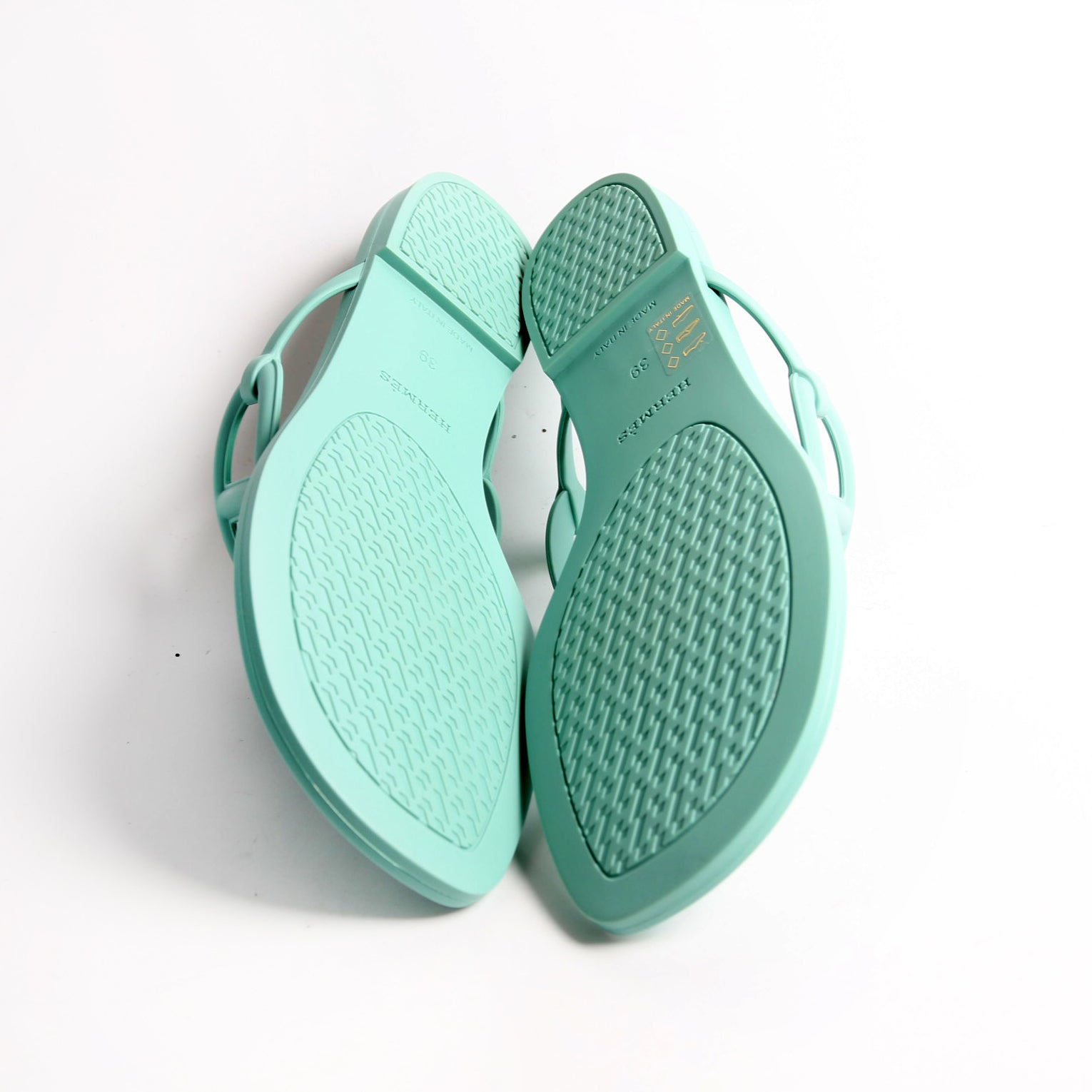 Egerie Rubber Sandals Size 39 Blue