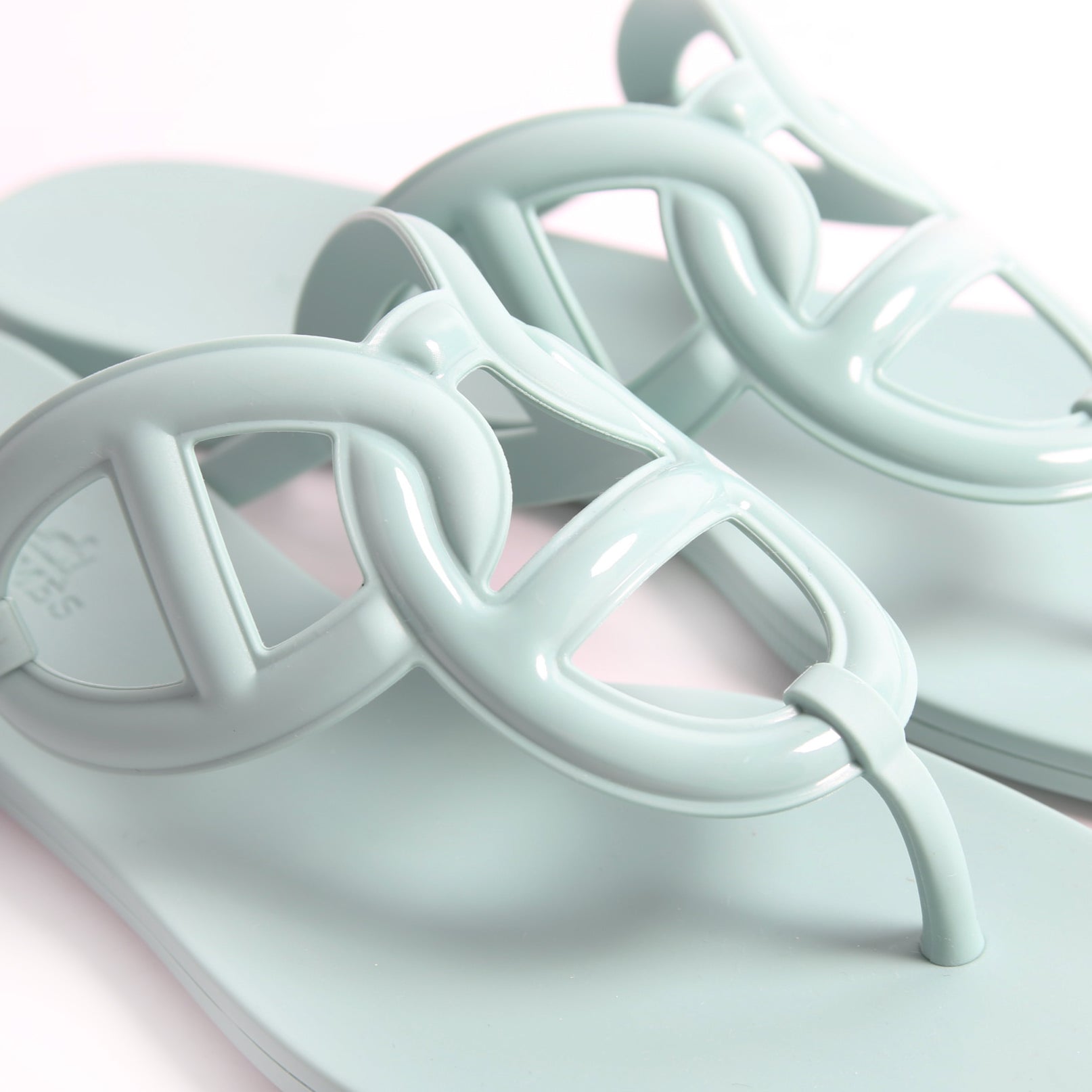 Egerie Rubber Sandals Size 39 Blue