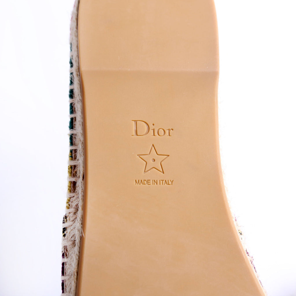 Dior Espadrilles Size 40 Multicolor
