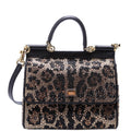 Miss Sicily Small Crystal Embellished Top Handle