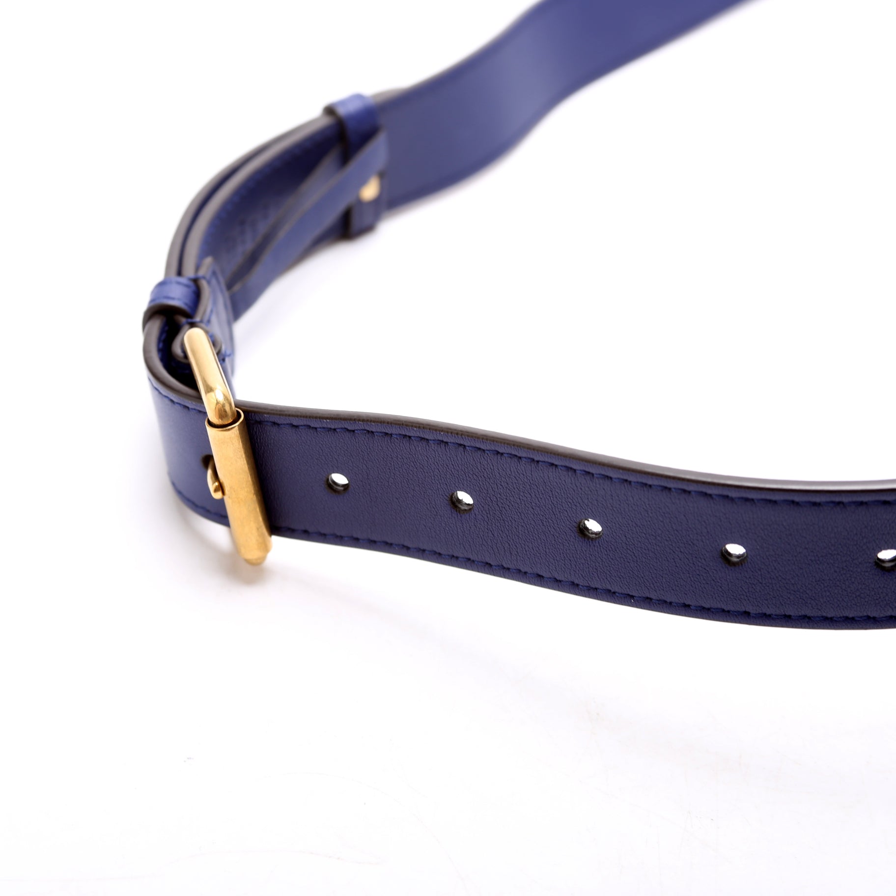 476434 Marmont Velvet Belt Bag Blue