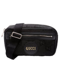 631341 Nylon Off the Grid Logo Belt Bag Black