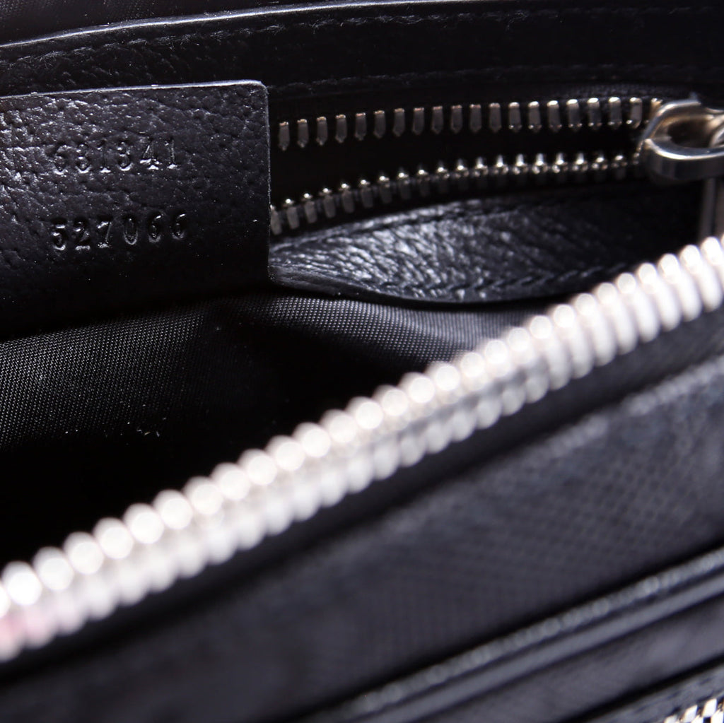 631341 Nylon Off the Grid Logo Belt Bag Black