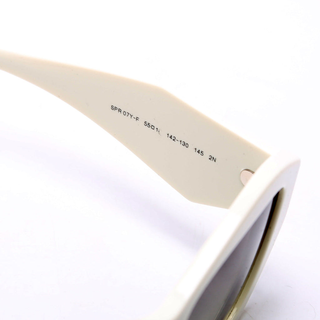 SPR07Y-F Acetate Symbole Sunglasses White
