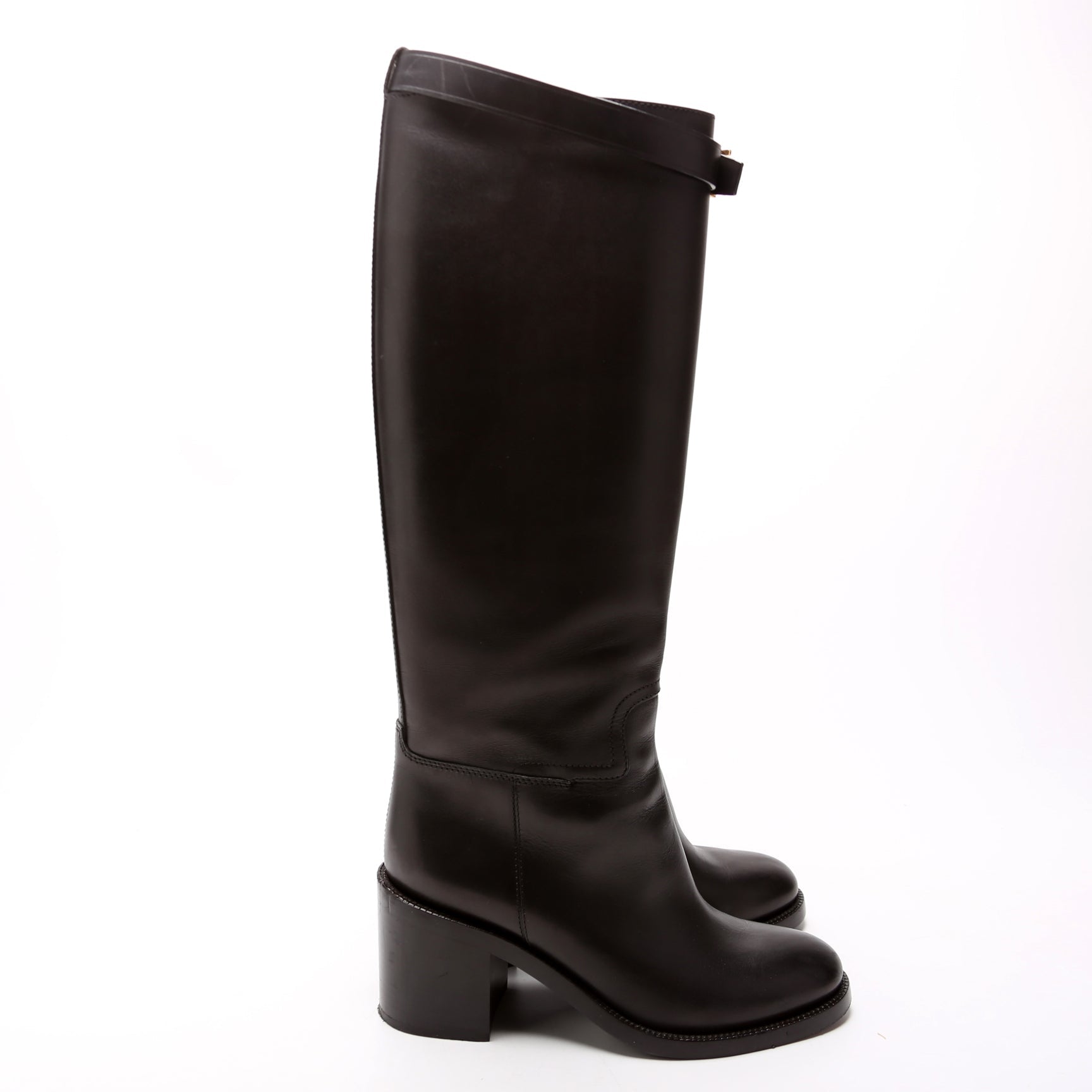 TB Buckle Knee-High Boots Size 37