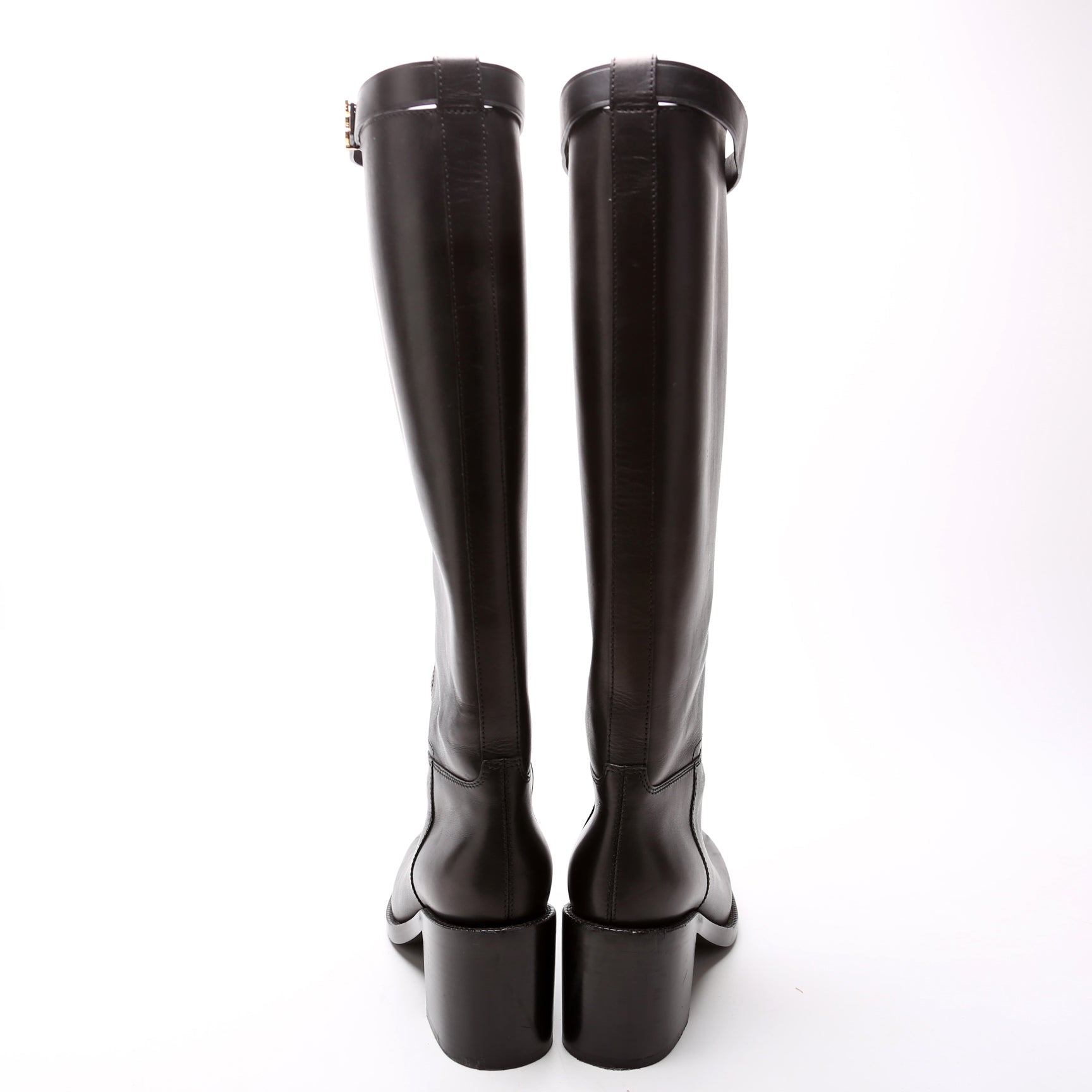 TB Buckle Knee-High Boots Size 37