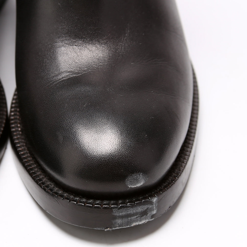 TB Buckle Knee-High Boots Size 37