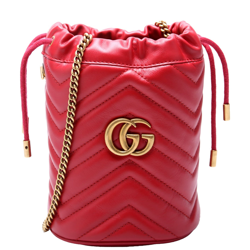 575163 Marmont Mini Bucket Red