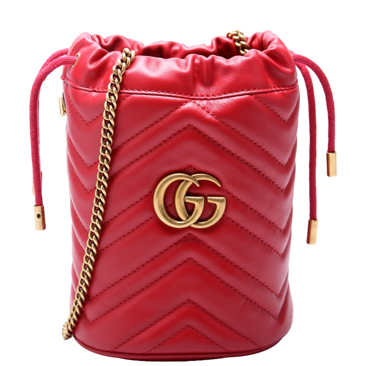 575163 Marmont Mini Bucket Red
