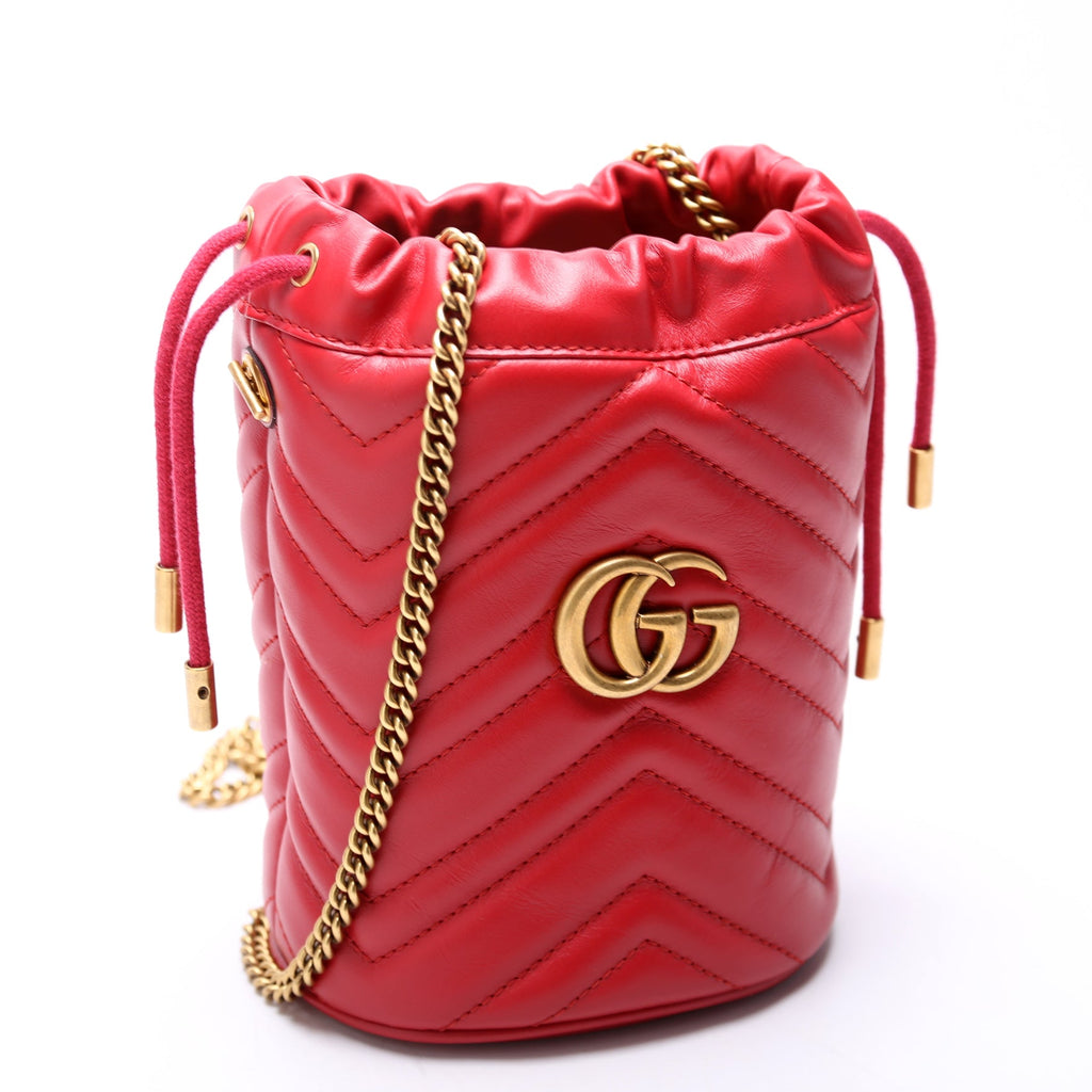 575163 Marmont Mini Bucket Red