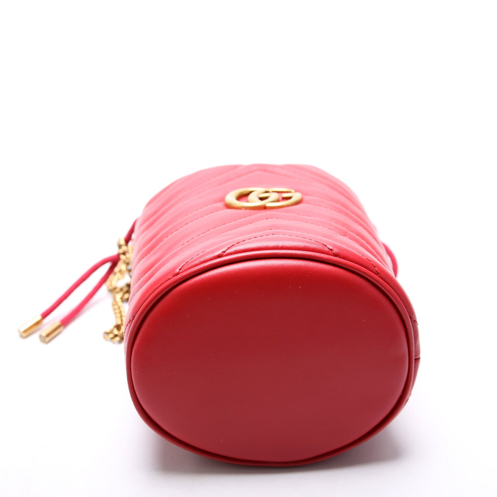 575163 Marmont Mini Bucket Red