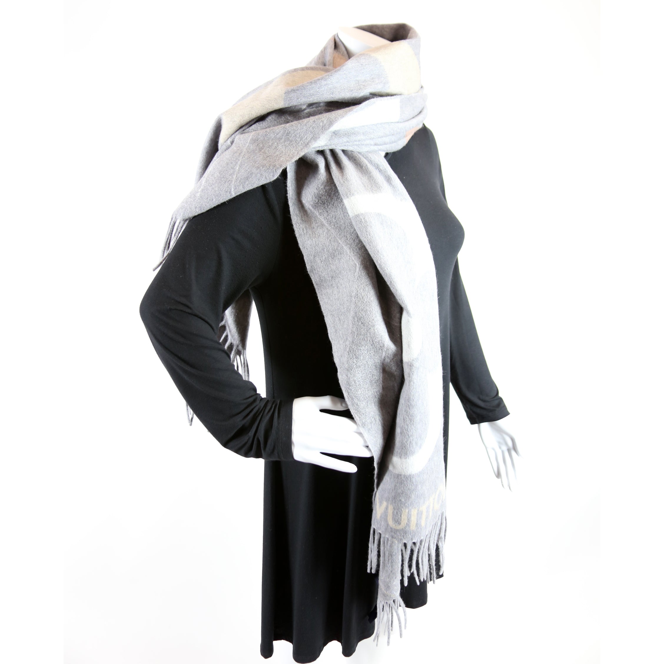 The Ultimate Wool/Cashmere Scarf Grey