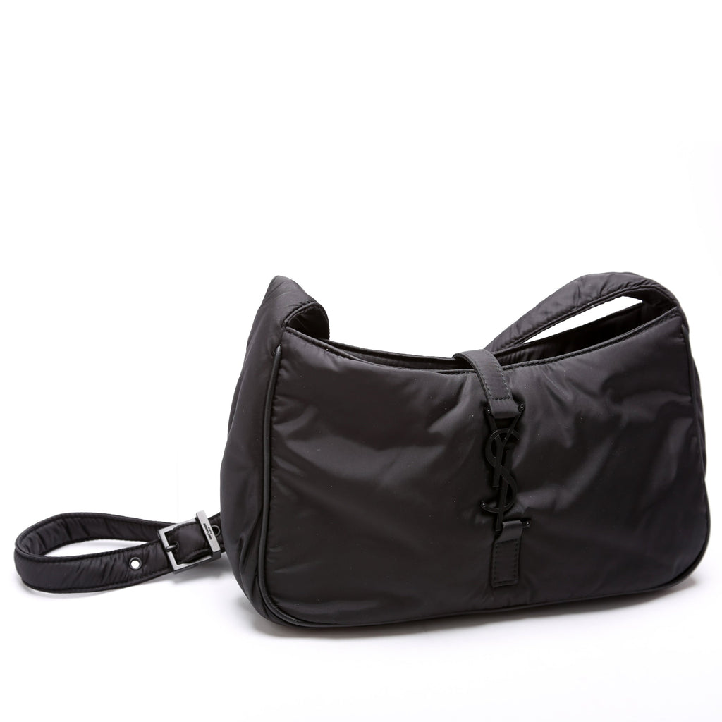 SAINT LAURENT Le 5 A7 Econyl Hobo Black