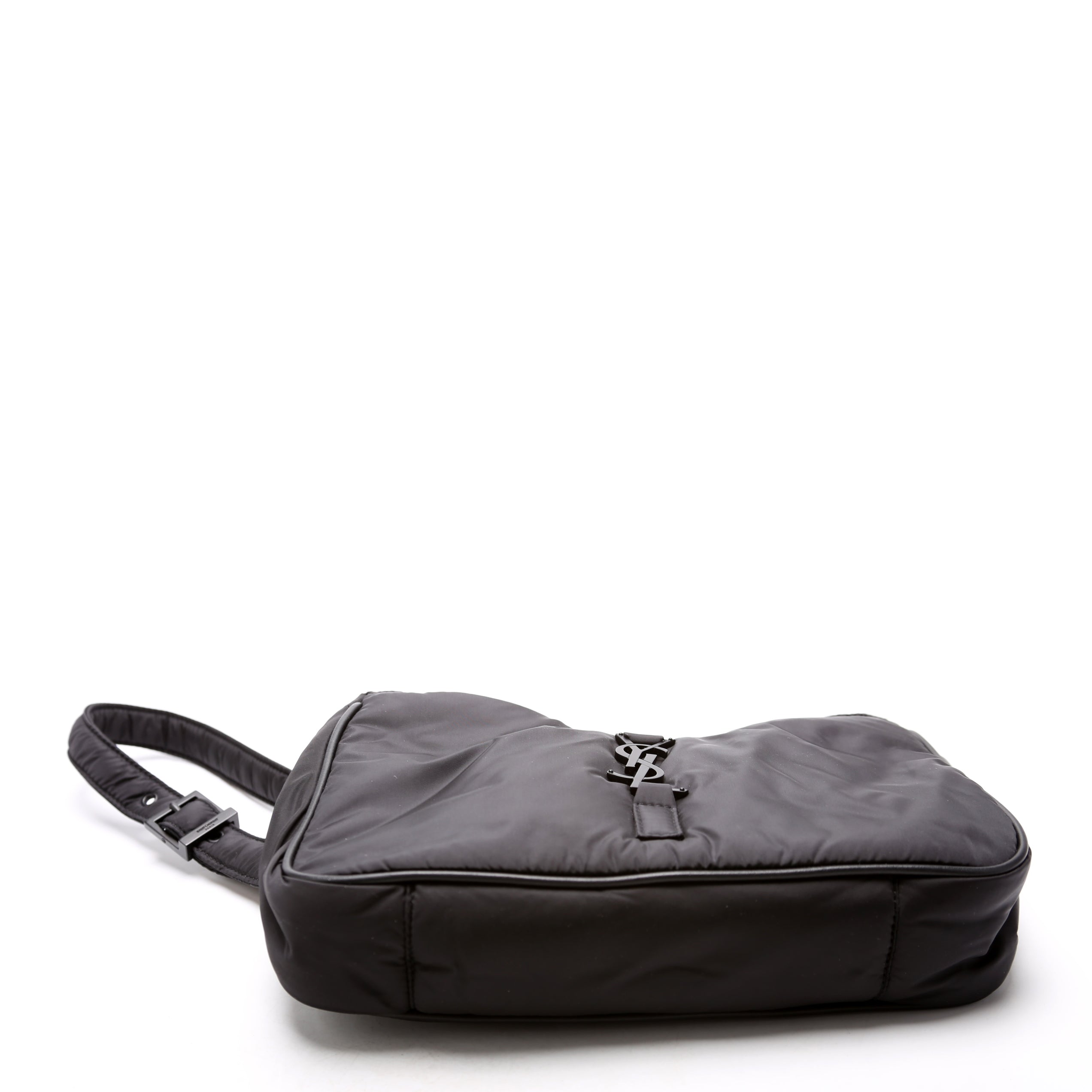 SAINT LAURENT Le 5 A7 Econyl Hobo Black