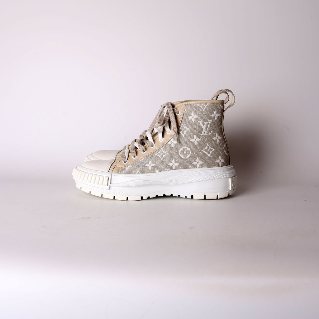 Denim Mono Squad Sneakers Size 40