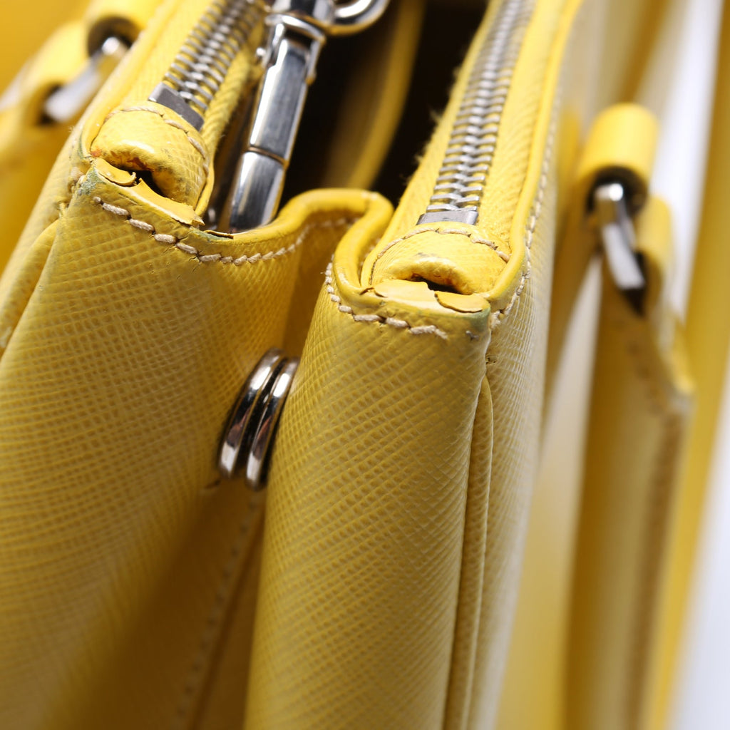 Saffiano Galleria Small Yellow