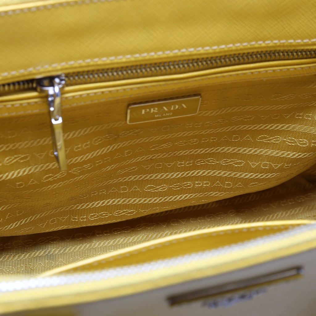 Saffiano Galleria Small Yellow