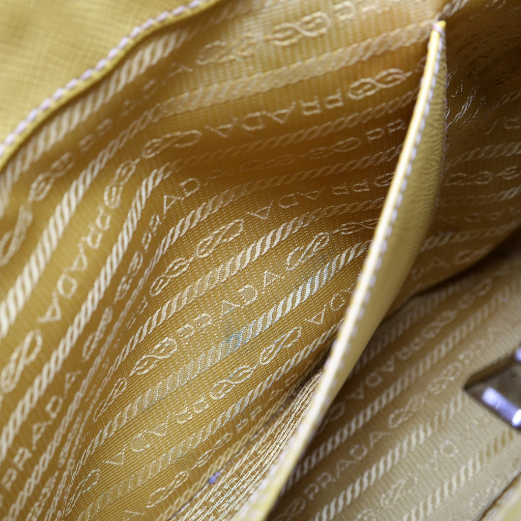 Saffiano Galleria Small Yellow