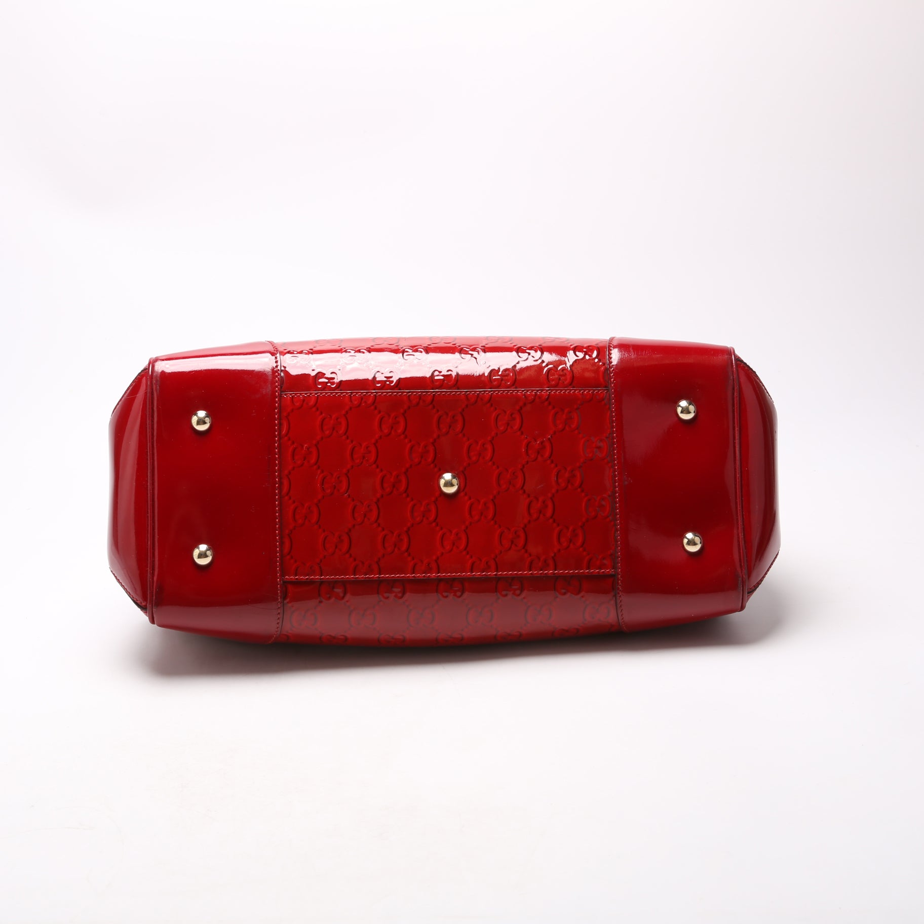 257612 Patent Guccissima MayNew Tote Medium Red