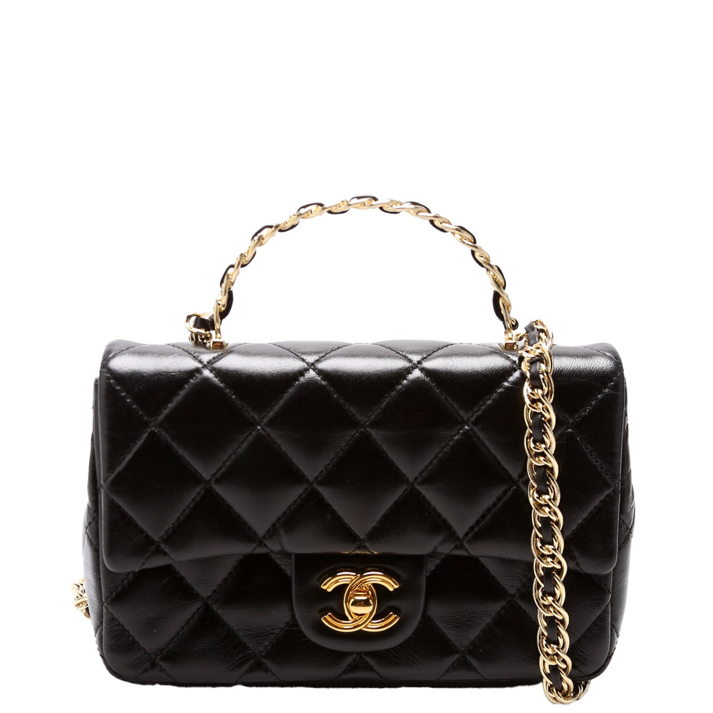 Rectangular Mini Top Handle RFID Black