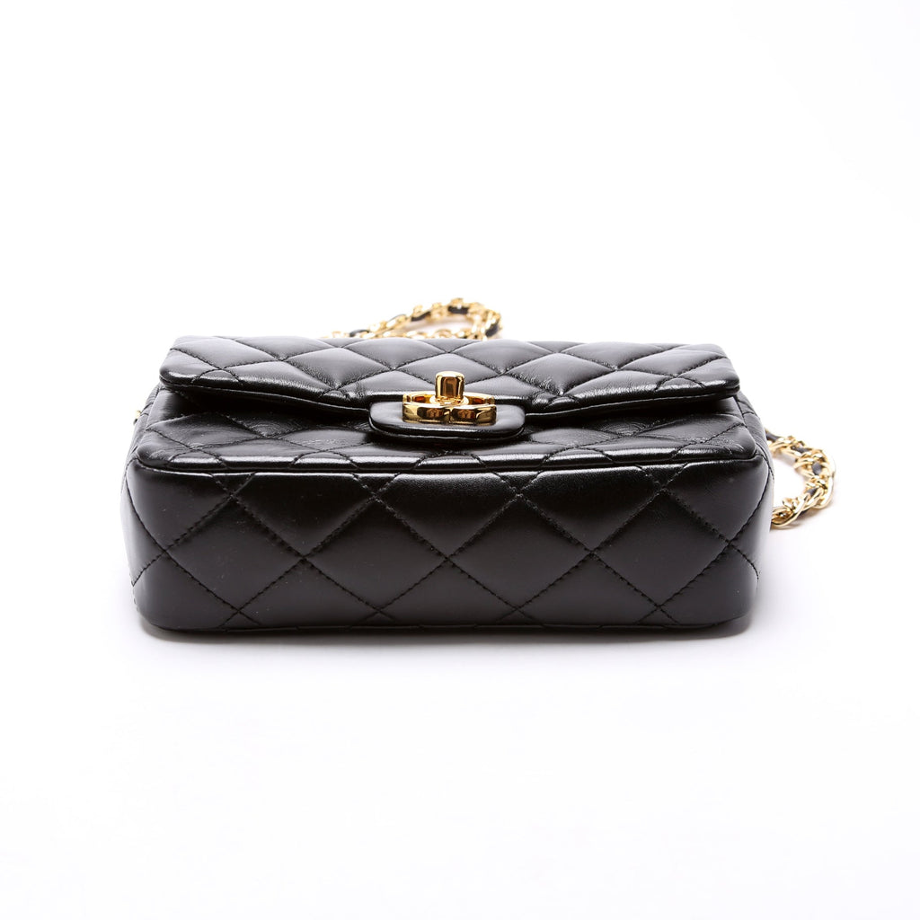 Rectangular Mini Top Handle RFID Black