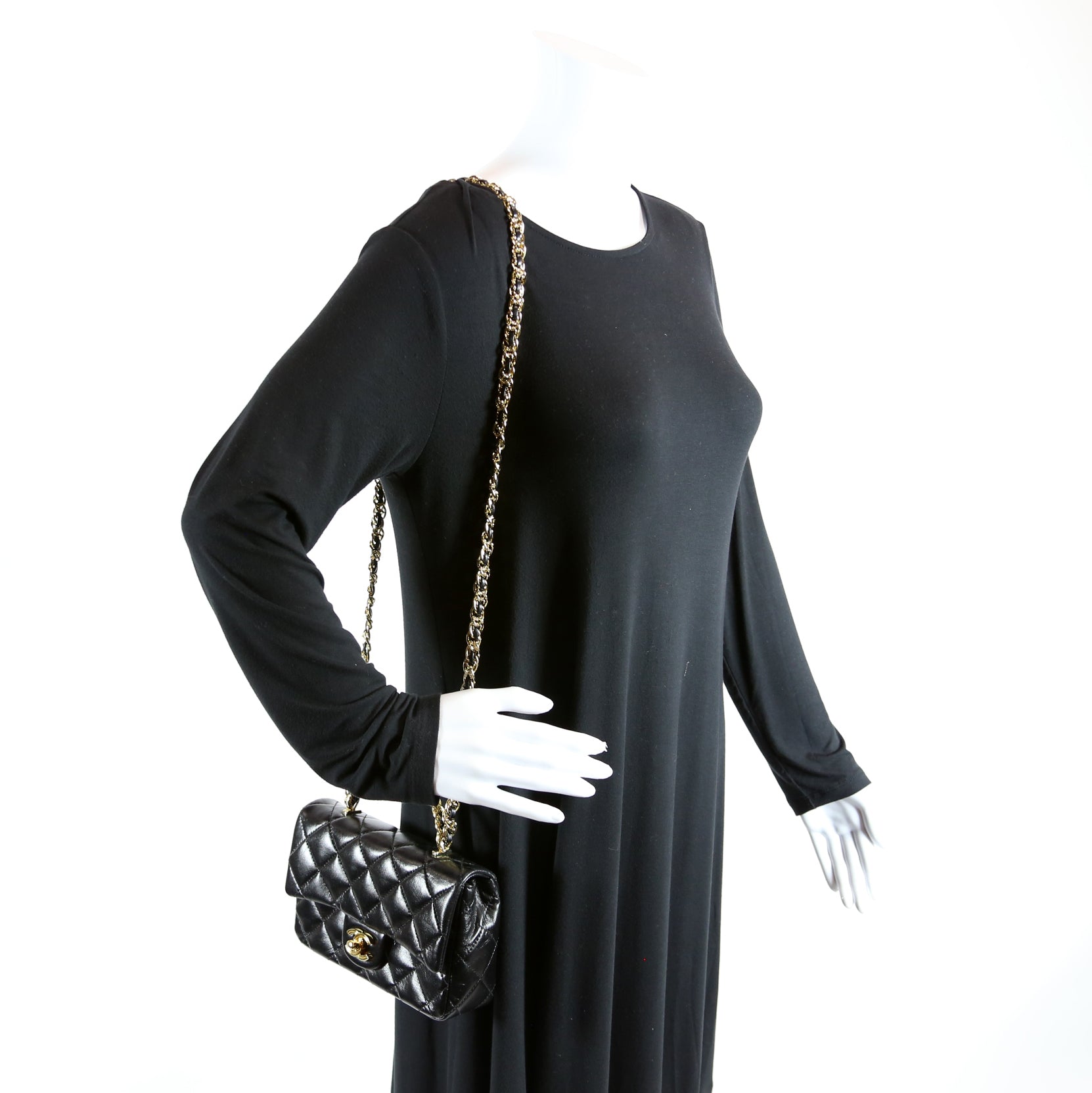 Rectangular Mini Top Handle RFID Black