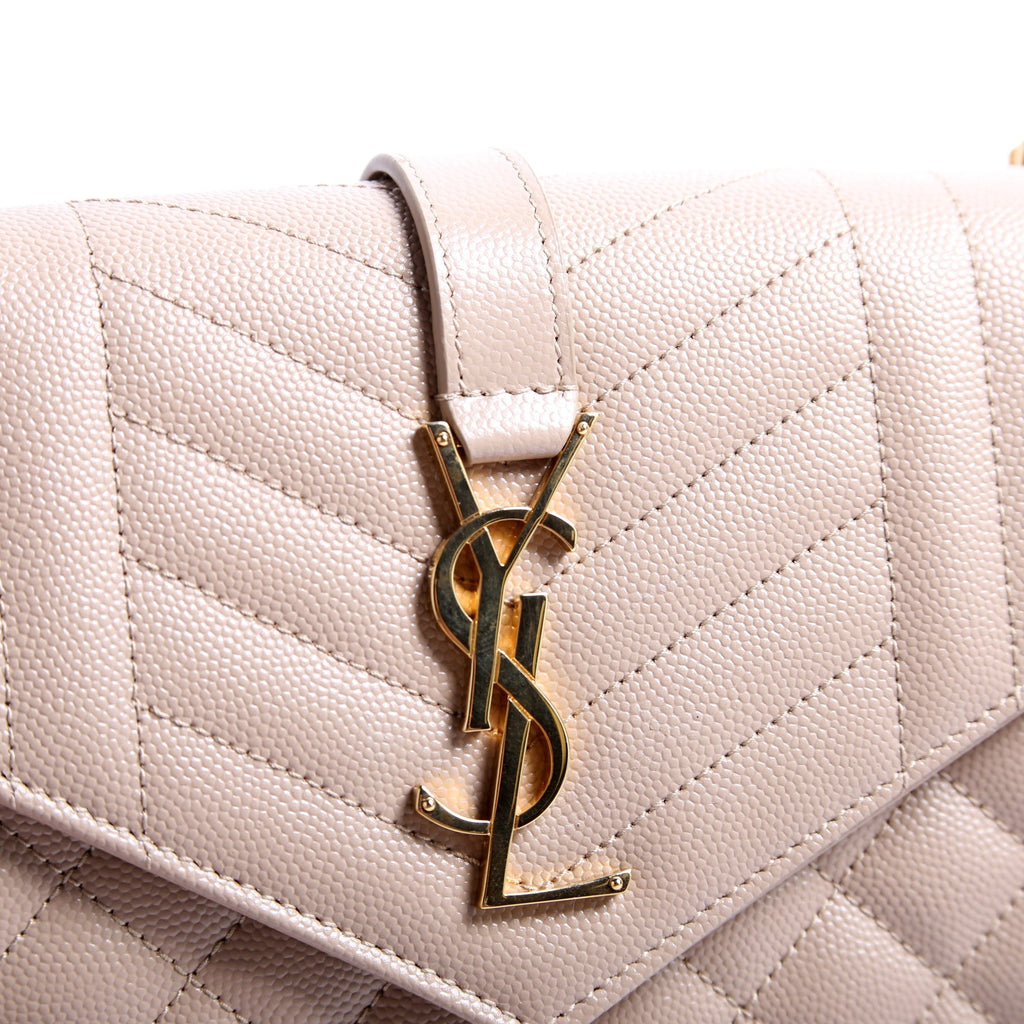 Triquilt Grain De Poudre Chain Wallet 620280 Tan