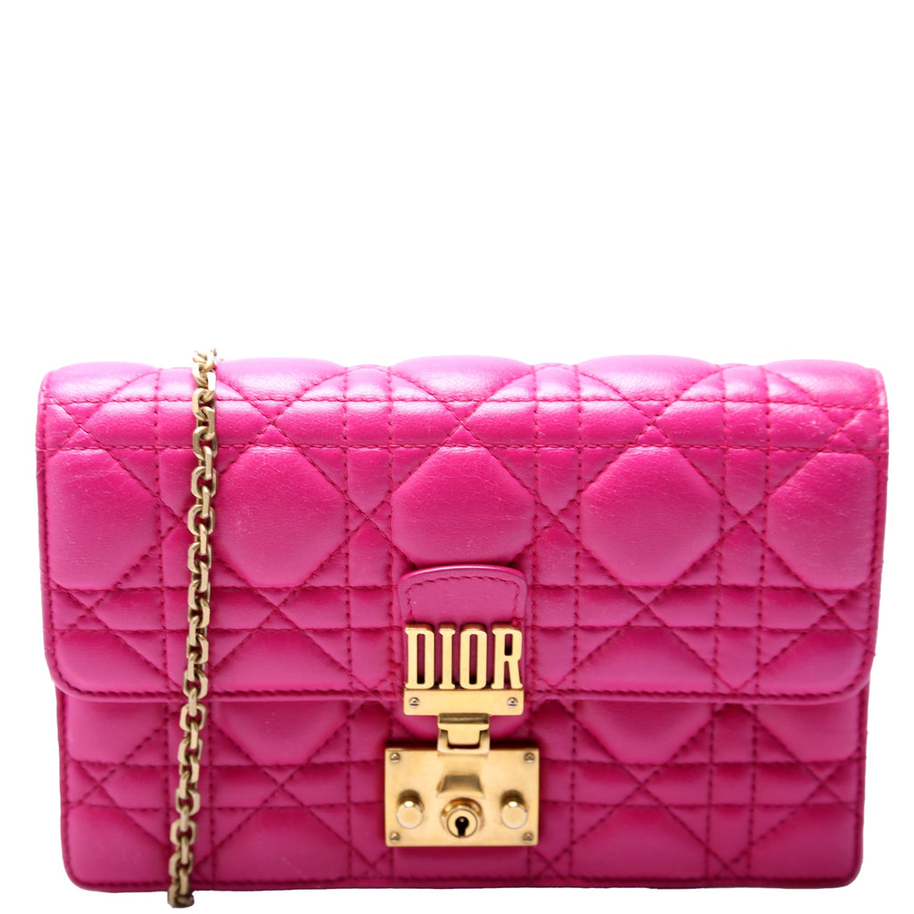 Dioraddict WOC Cannage Lambskin Pink