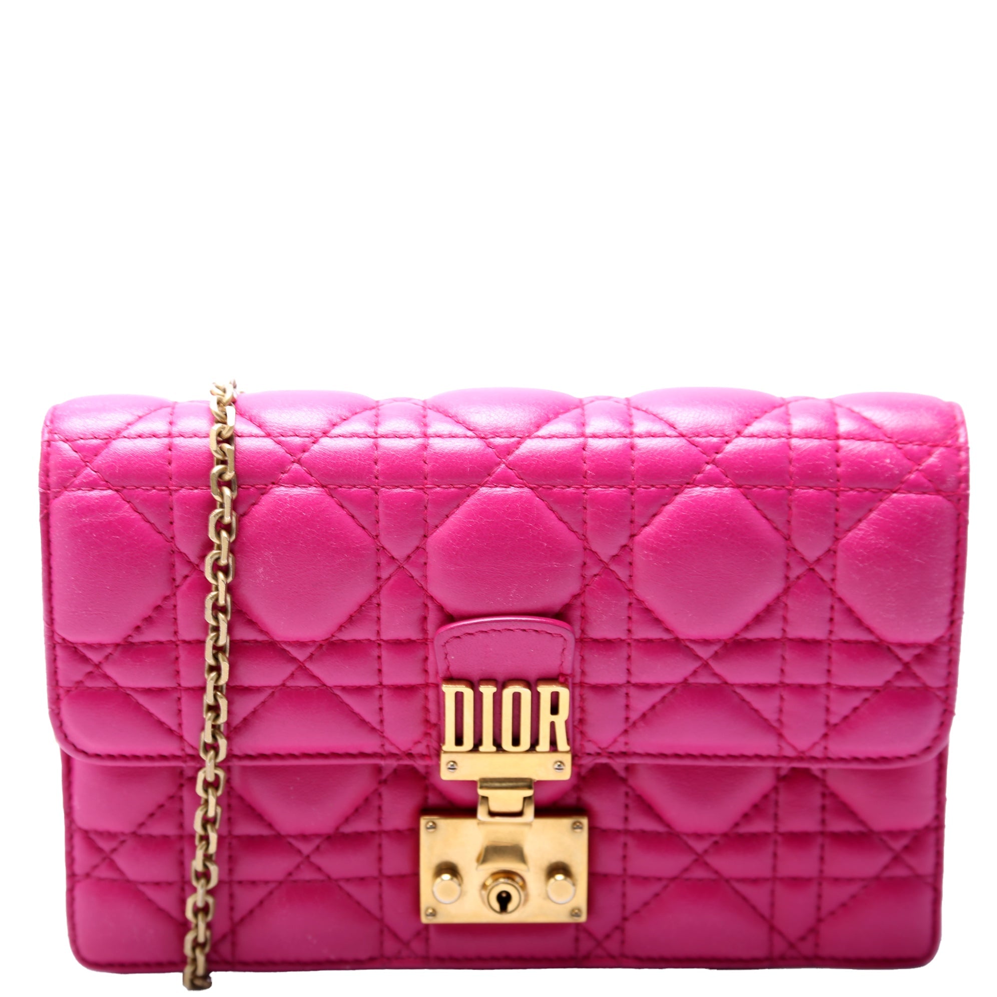 Dioraddict WOC Cannage Lambskin Pink