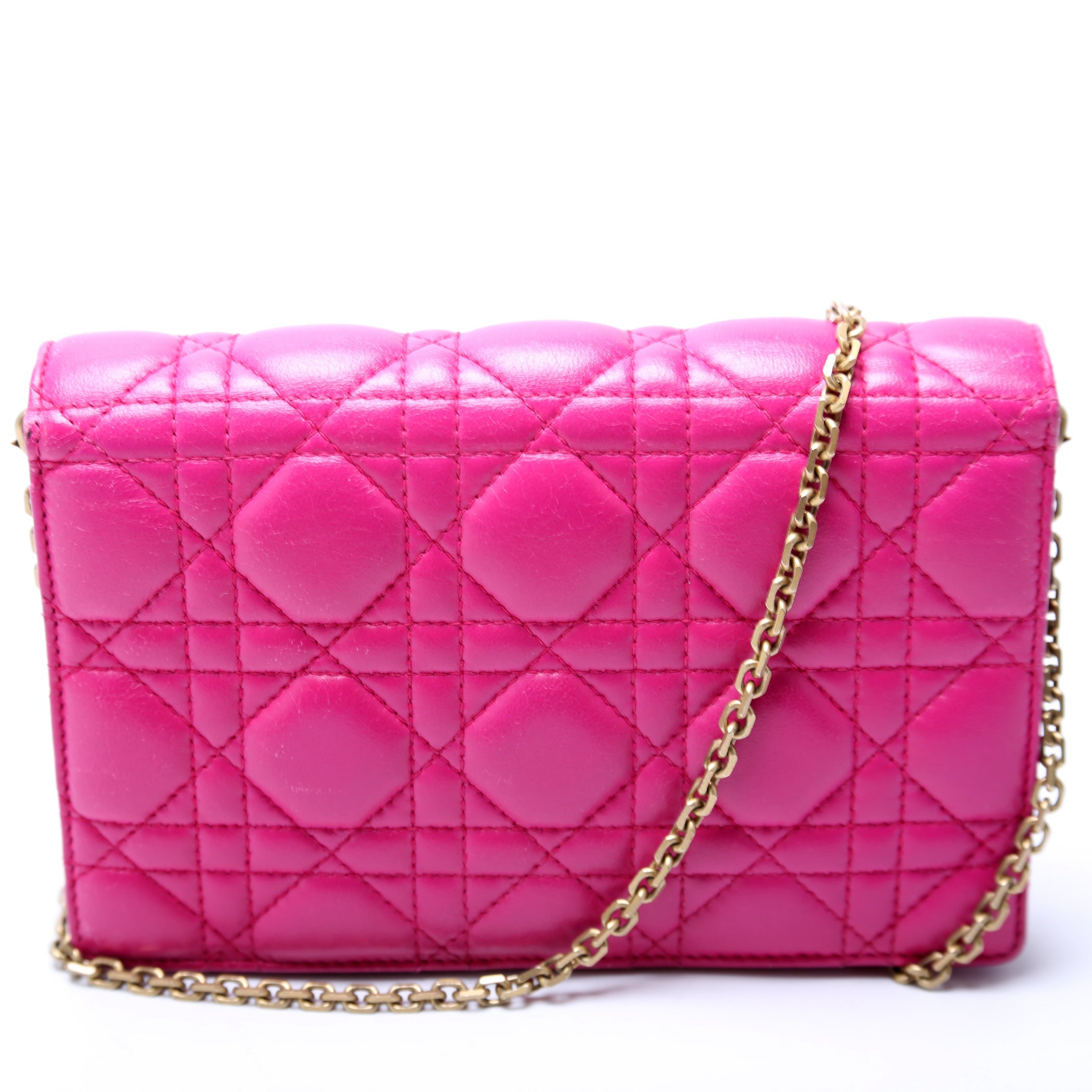 Dioraddict WOC Cannage Lambskin Pink