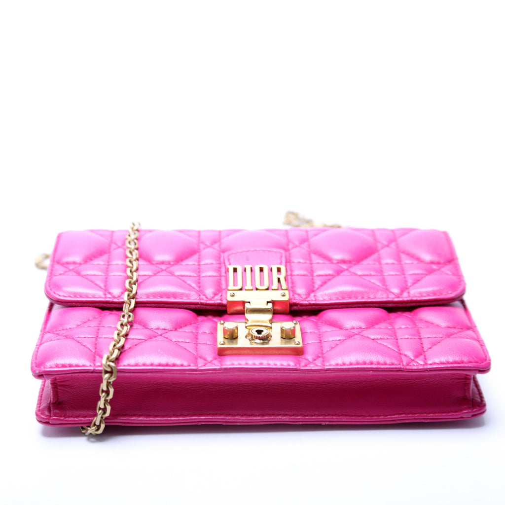 Dioraddict WOC Cannage Lambskin Pink