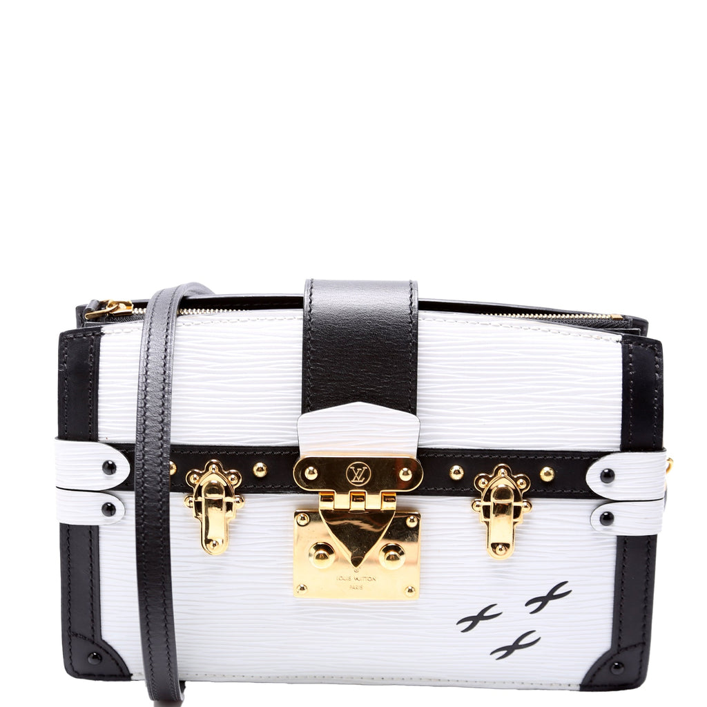 Trunk Clutch Epi White/Black