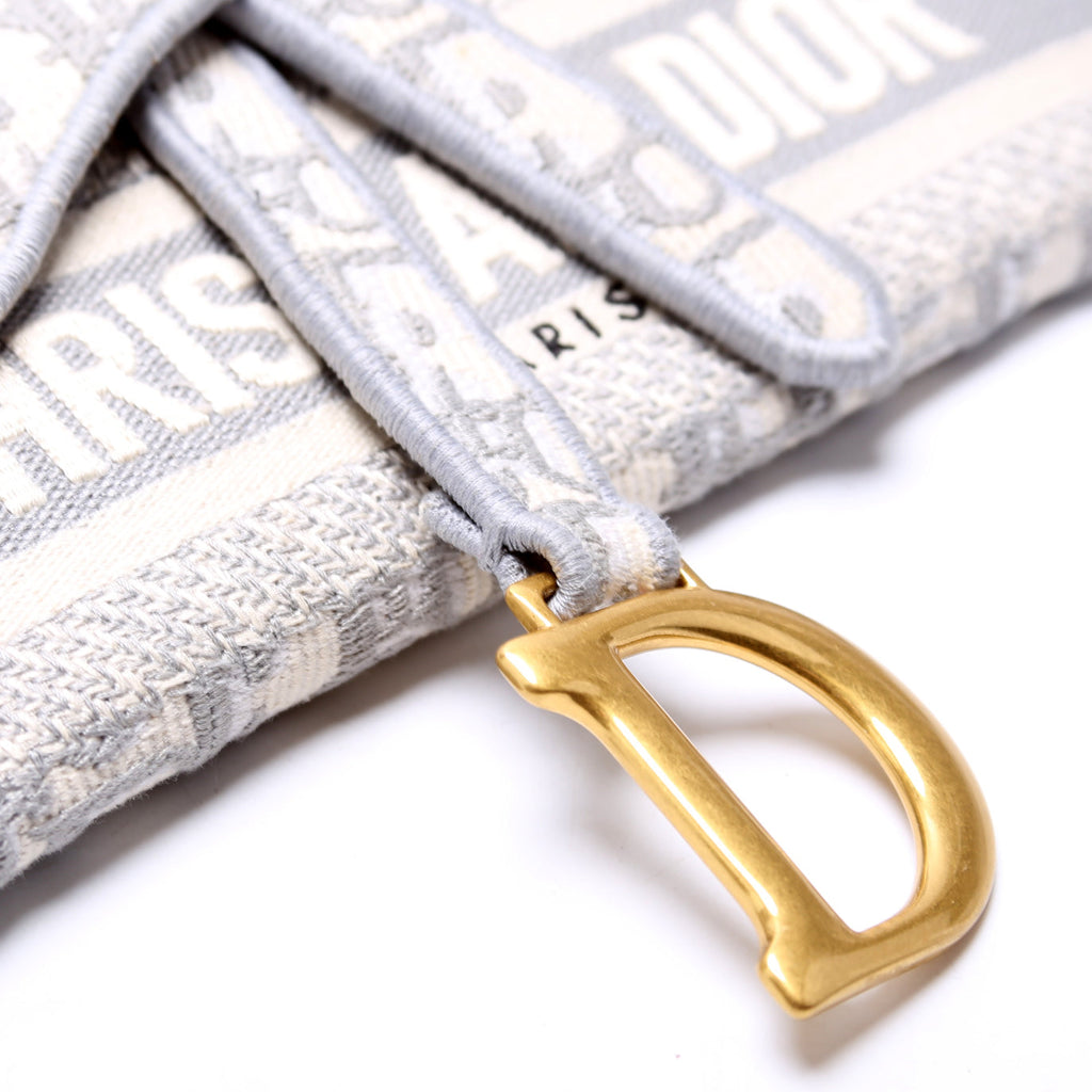 Saddle Pouch Belt Bag Oblique Gray