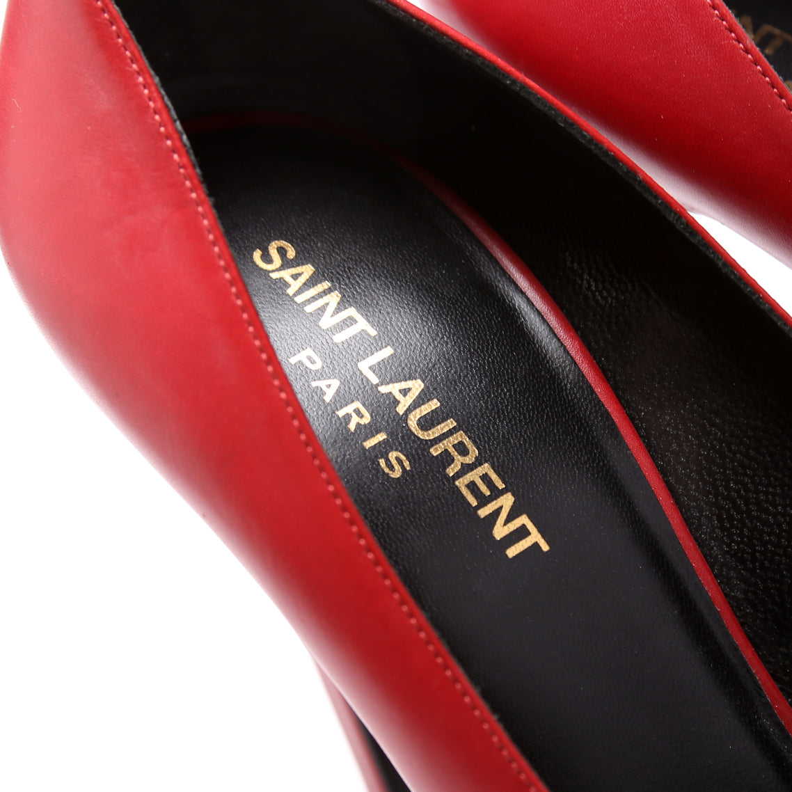 Studded Pointed Toe Pumps Size 40 Red
