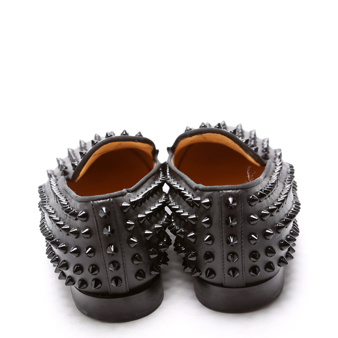 Dandelion Spike Flats Size 39.5 Black