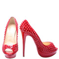 Lady Peep Spikes 150MM Size 40 Red