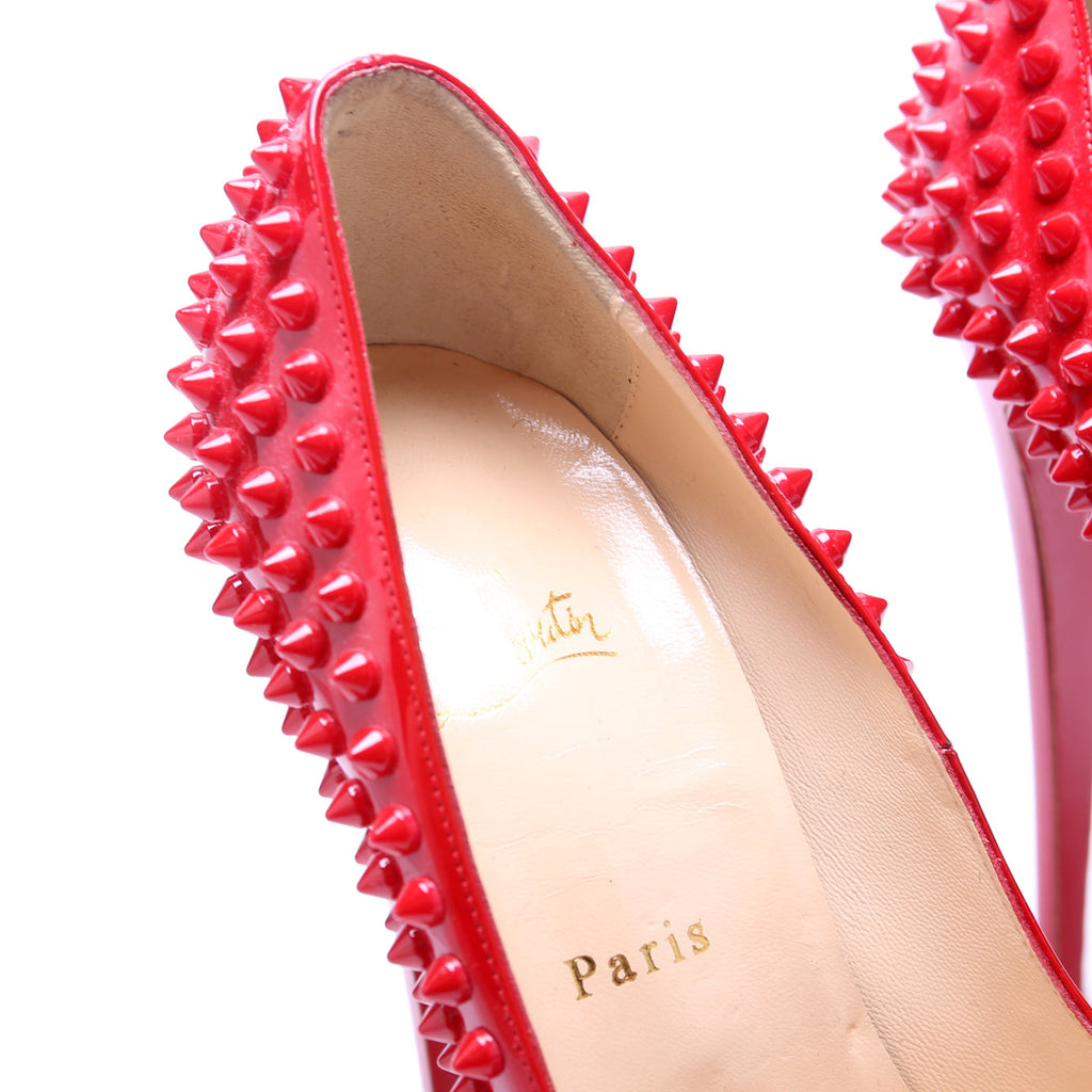 Lady Peep Spikes 150MM Size 40 Red