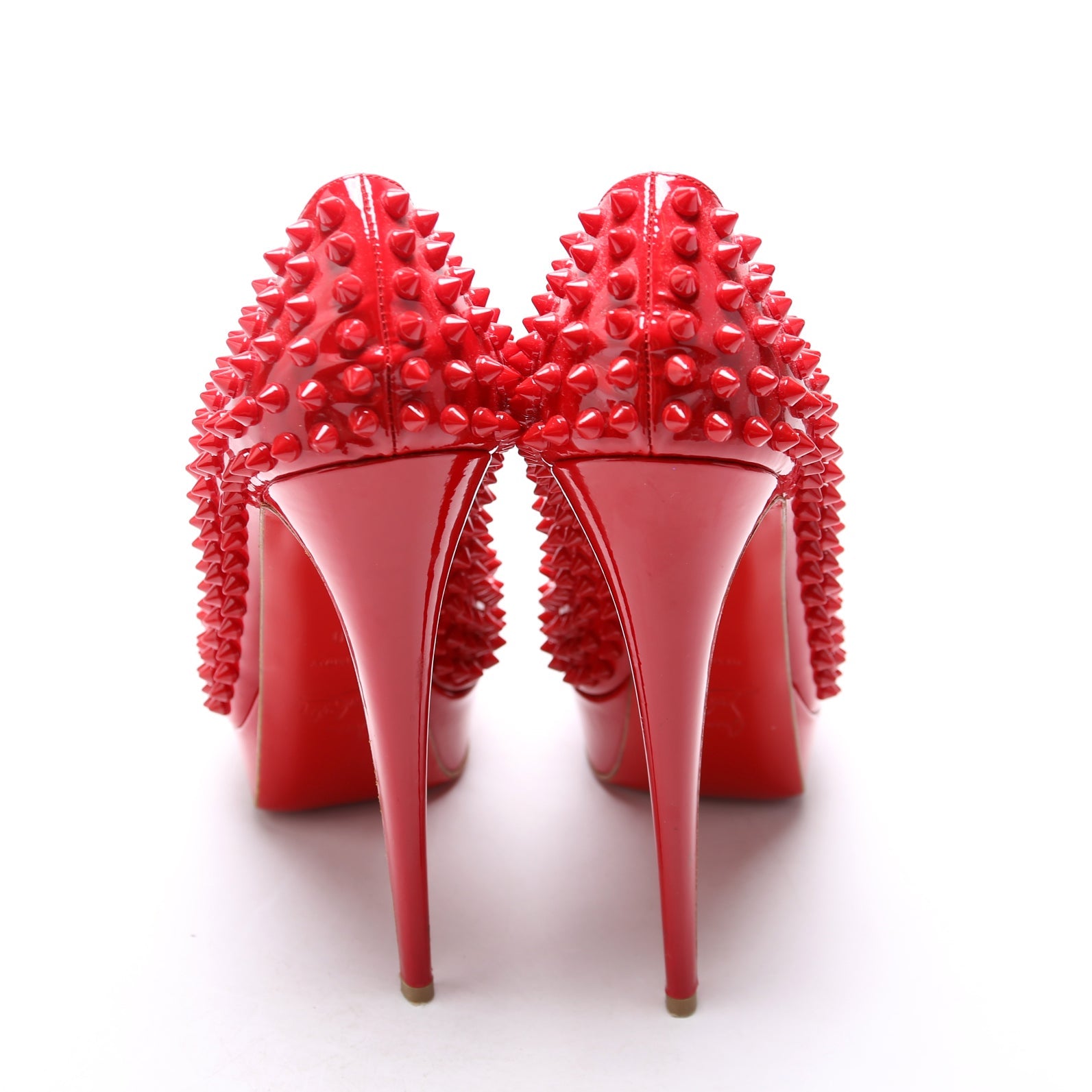 Lady Peep Spikes 150MM Size 40 Red