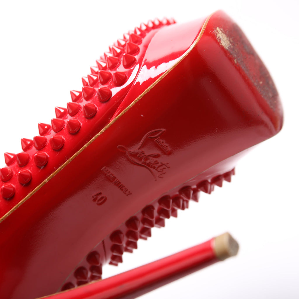 Lady Peep Spikes 150MM Size 40 Red