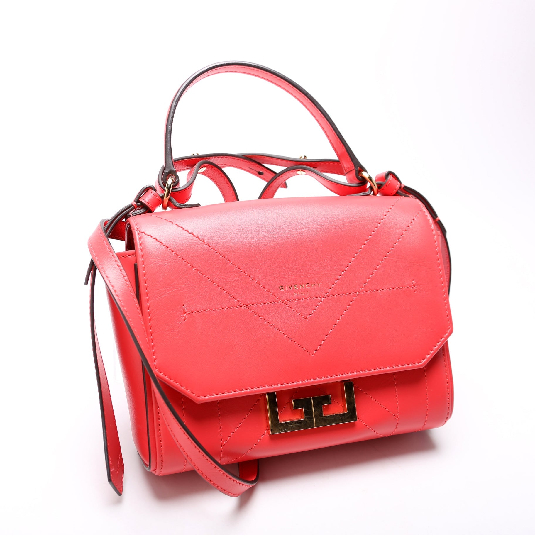 Eden Top Handle Mini Bag Red