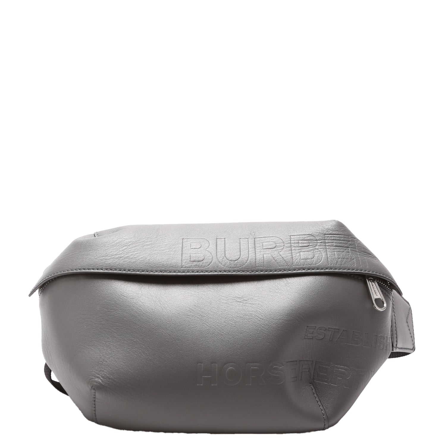 8058255 Sonny Leather Bum Bag Grey